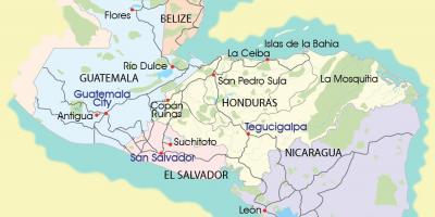 Mapa de mosquitia Honduras